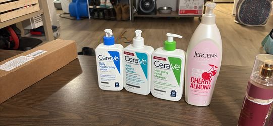 Lotion and Face Wash