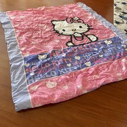 Hello Kitty Comforter Queen Set 