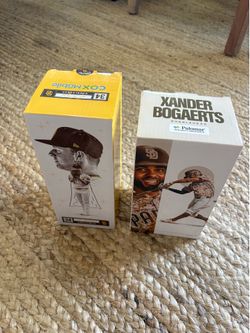 Xander Bogaerts and Michael King Bobbleheads
