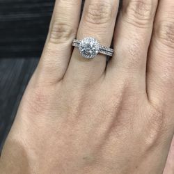 14K Yellow Gold 1.40 CTW Lab Grown Diamond Bridal Ring – EGL Certified – $1300 Only