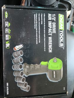 OEMTOOLS 1/2 DRIVE AIR IMPACT WRENCH