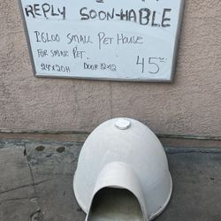 Igloo Pet Small House Casa De Mascota Pequeña 