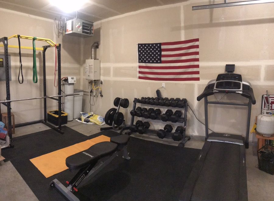 Complete Home Gym Setup!! Great Condition!! High Quality!!