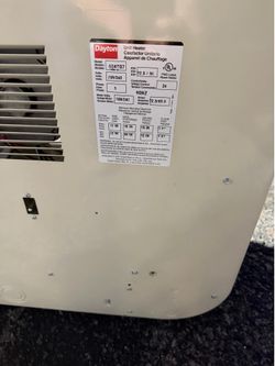 Dayton forced air heater unit