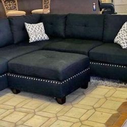 Sectional With Ottoman ( Clearance Limited Time $599.99) 