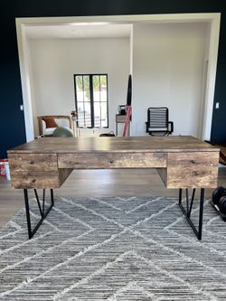 Large Wood Desk