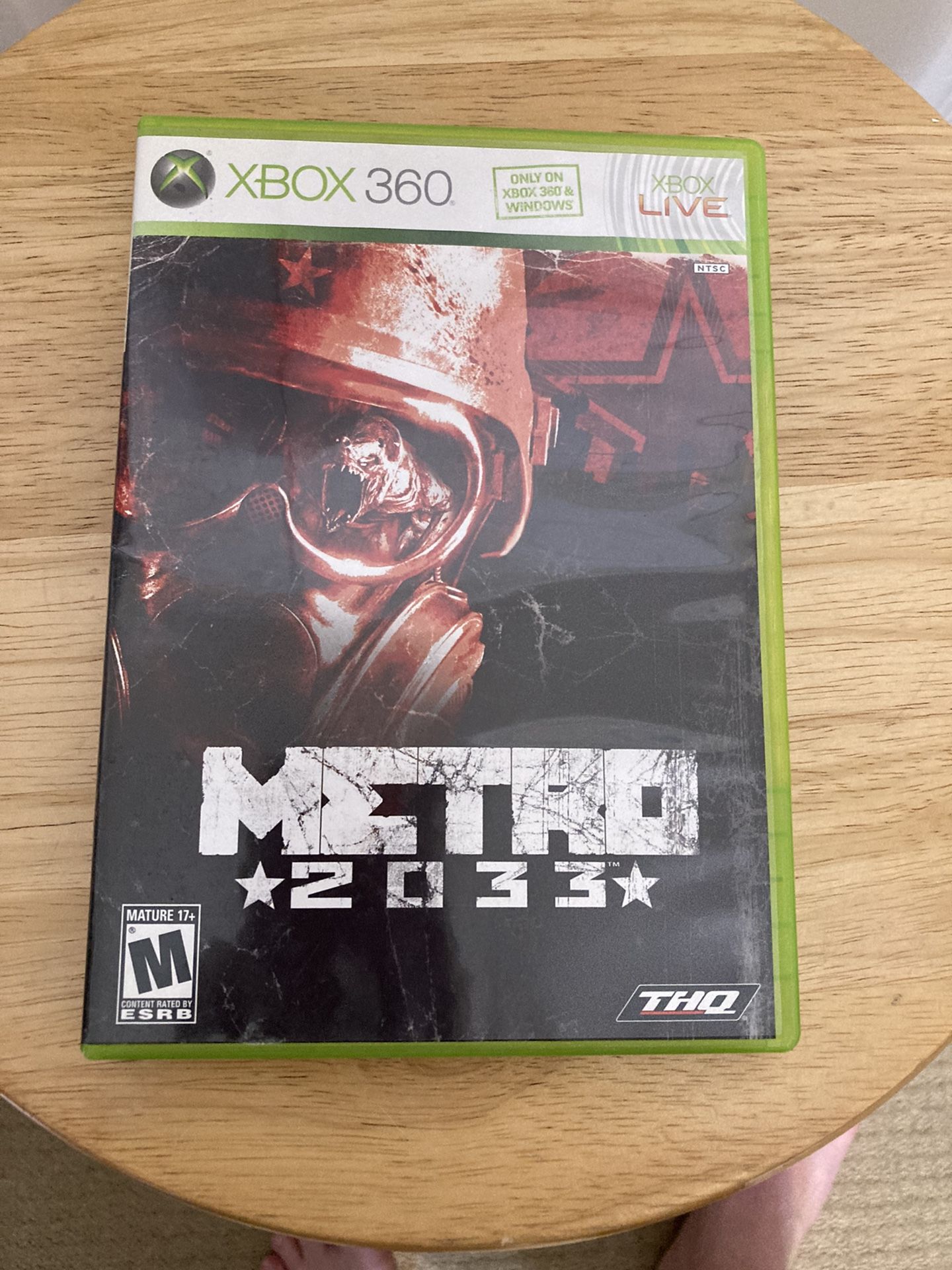 XBox 360 Metro 2033 Game