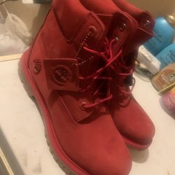All Red Timberland