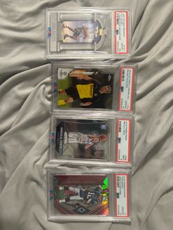 Soccer, basketball and football cards