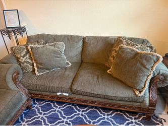 Sofa and loveseat