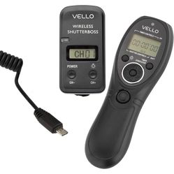 Vello Wireless ShutterBoss Remote Timer
