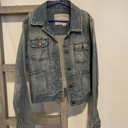 Abercrombie Fitch Distress Jean Jacket