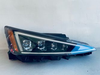 2019-2020 HYUNDAI ELANTRA RIGHT PASSENGER SIDE HEADLIGHT FULL LED OEM KOREA