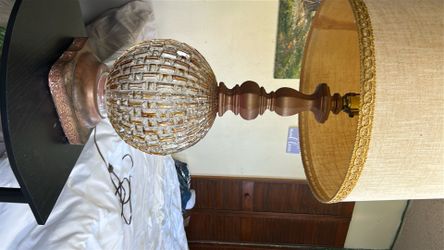 Glass Lamp vintage 150.00