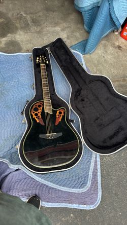Ovation acoustic guitar