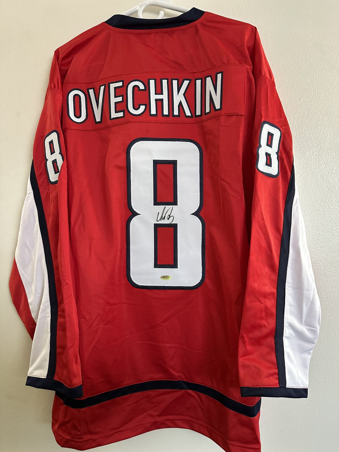 Alex Ovechkin signed Washington Capitals custom autographed jersey w/COA XL  813