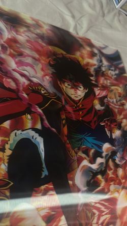 One Piece Luffy Anime 3 D Poster