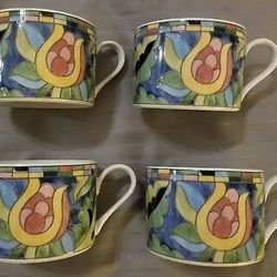 China Set of 4 Interiors (PTS) FANTASIA Cups