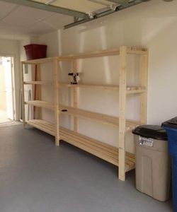 Garage shelves