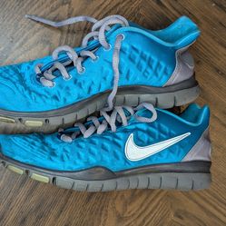 Nike Free TR Fit 469767-400 Blue Mesh Trail Running Shoes Sneakers Womens Size 6