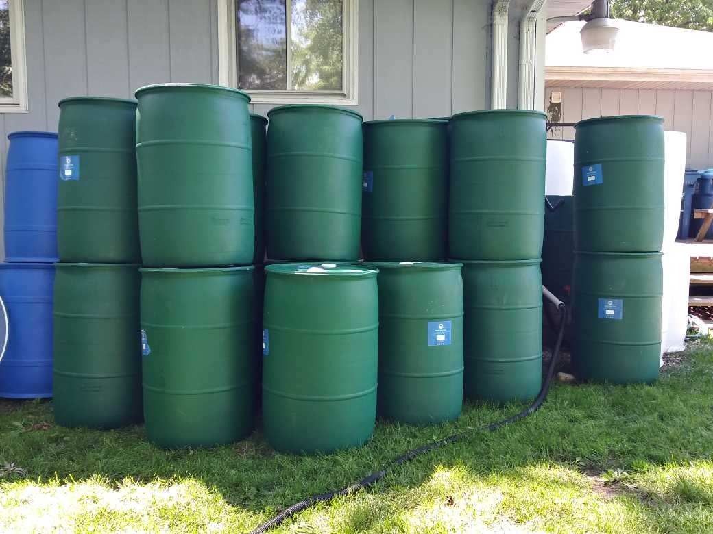 Plastic barrels