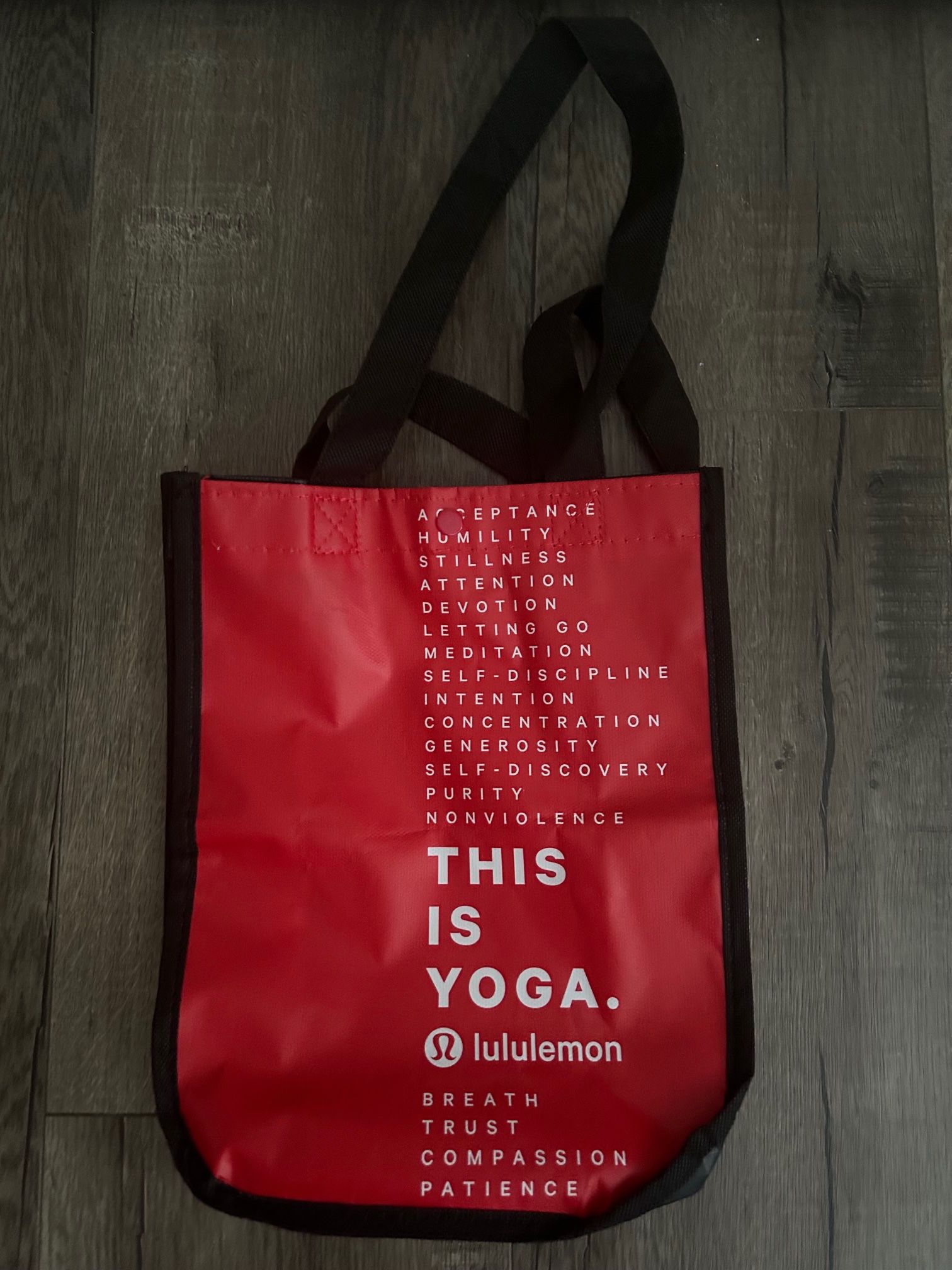 re usable lulu lemon bag