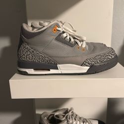 Cool Grey Jordan 3s 
