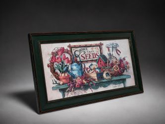 Framed Choice Flower Seeds Garden Wall Art