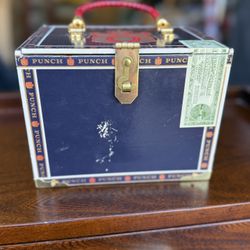 Vintage Punch Cigar Box Purse