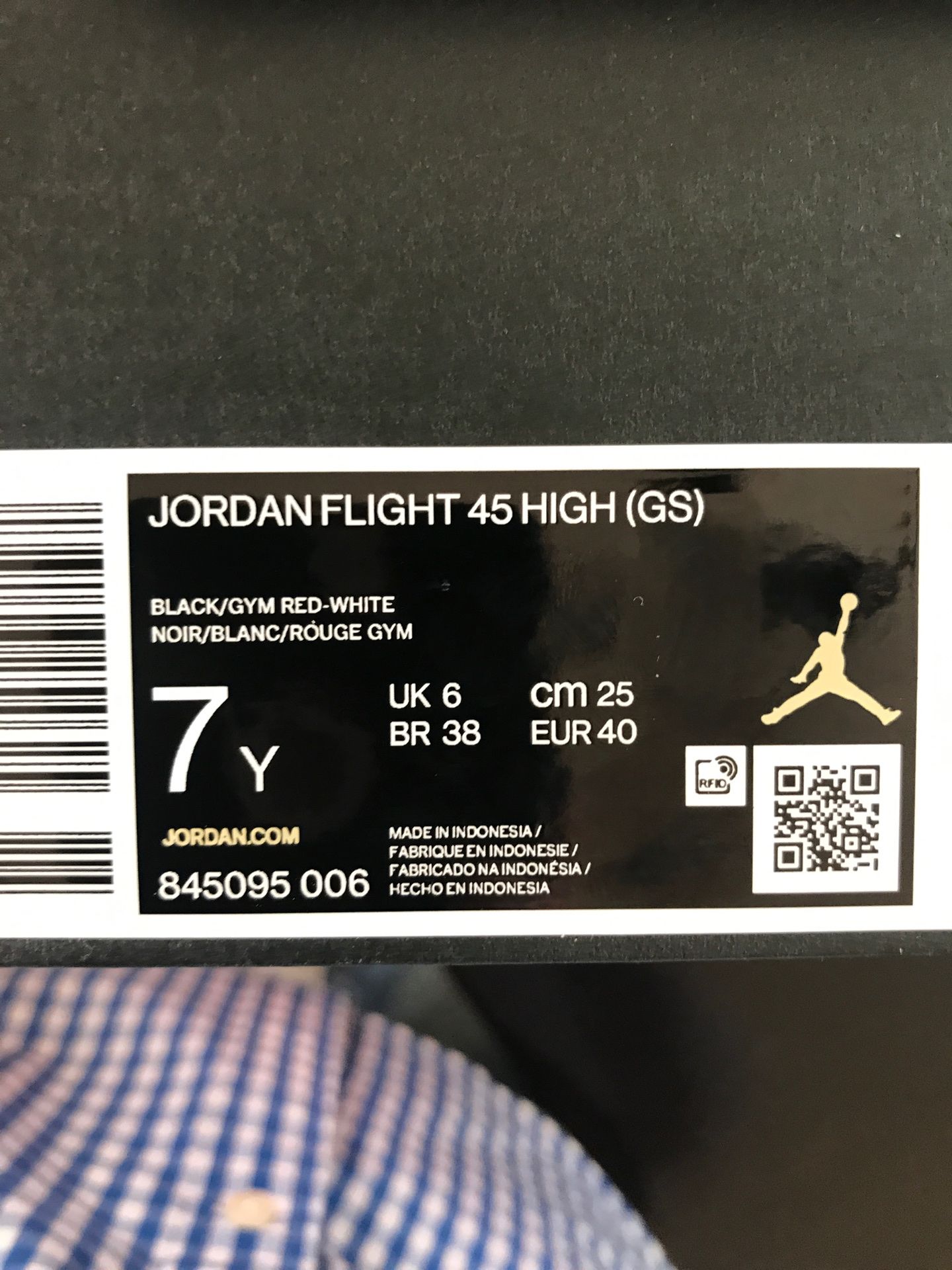 Jordan Flight 45