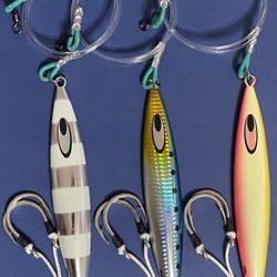 Handcrafted Diawa SK Jigs With Leader