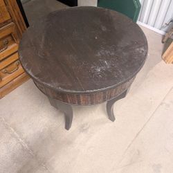 Wooden Small Side Table 2foot  Wide Approximate 