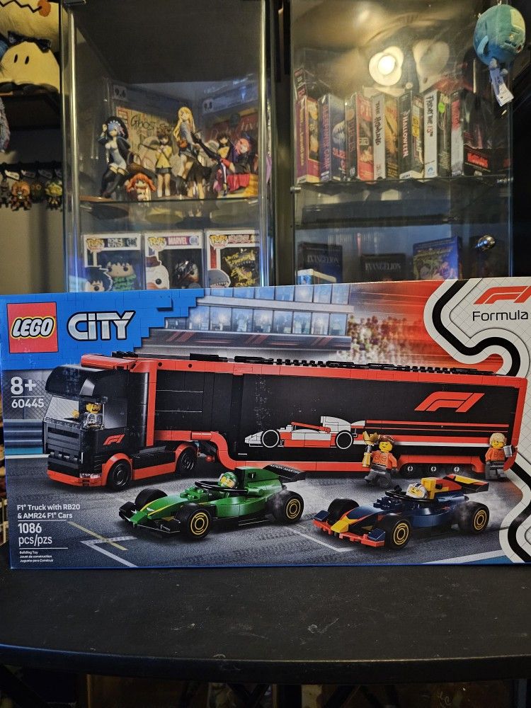Lego 60445 City F1 Truck With F1 Cars