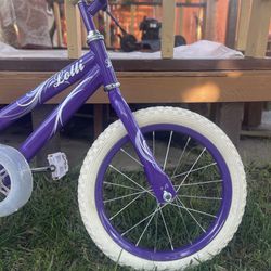 purple kids bike