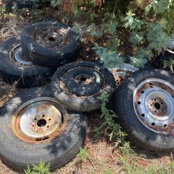 Assorted Wheels And Tires