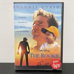 The Rookie DVD Disney Movie True Story Baseball Dennis Quaid Y2K Widescreen 2002