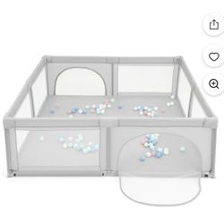 Baby And Toodler Playyard Exrea Large Size With Box