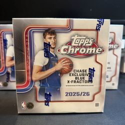 2025-26 Topps Chrome NBA Basketball Mega Box FACTORY SEALED - IN HAND!