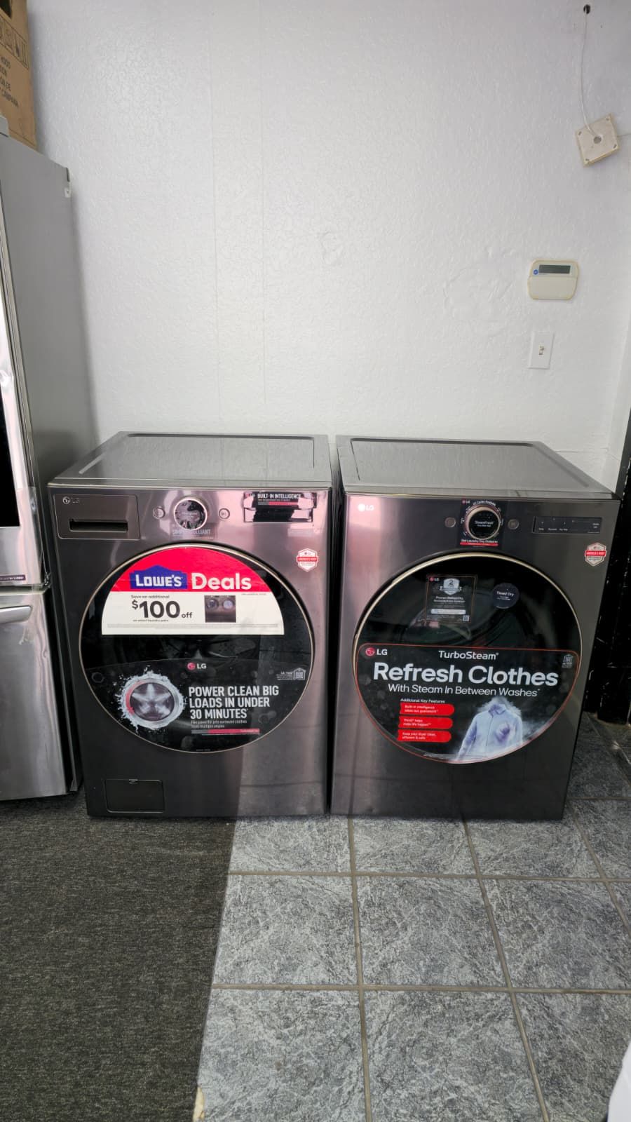 WASHER AND DRYER  LAVADORA Y SECADORA 