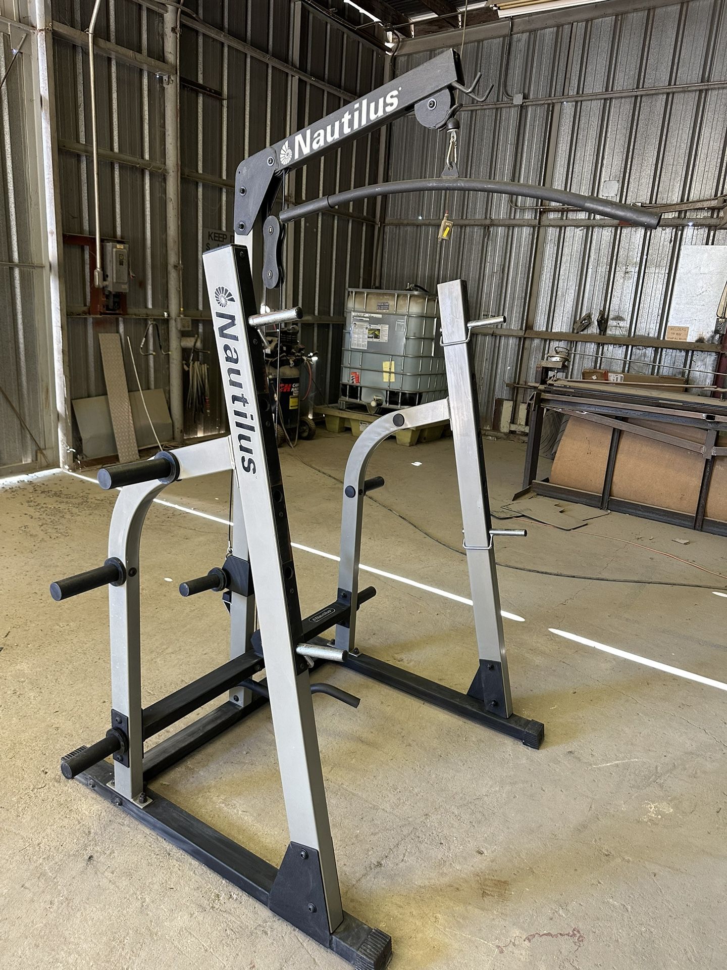 Nautilus Squat rack bench Rack with pulley system for Sale in Modesto CA OfferUp