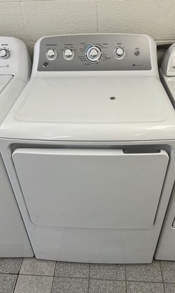 GE Washer + Electric Dryer Set – Top Load, Sensor Dry