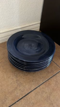 Blue Ceramic Plates