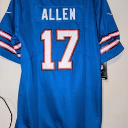 Josh Allen Buffalo Bills Jersey Sizes S And 3X