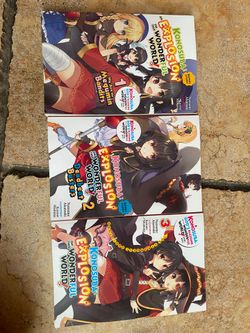 Konosuba Novels 1-3