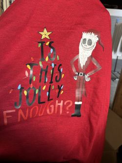 Nightmare Before Christmas Tshirt 2XL SOFTSTYLE 