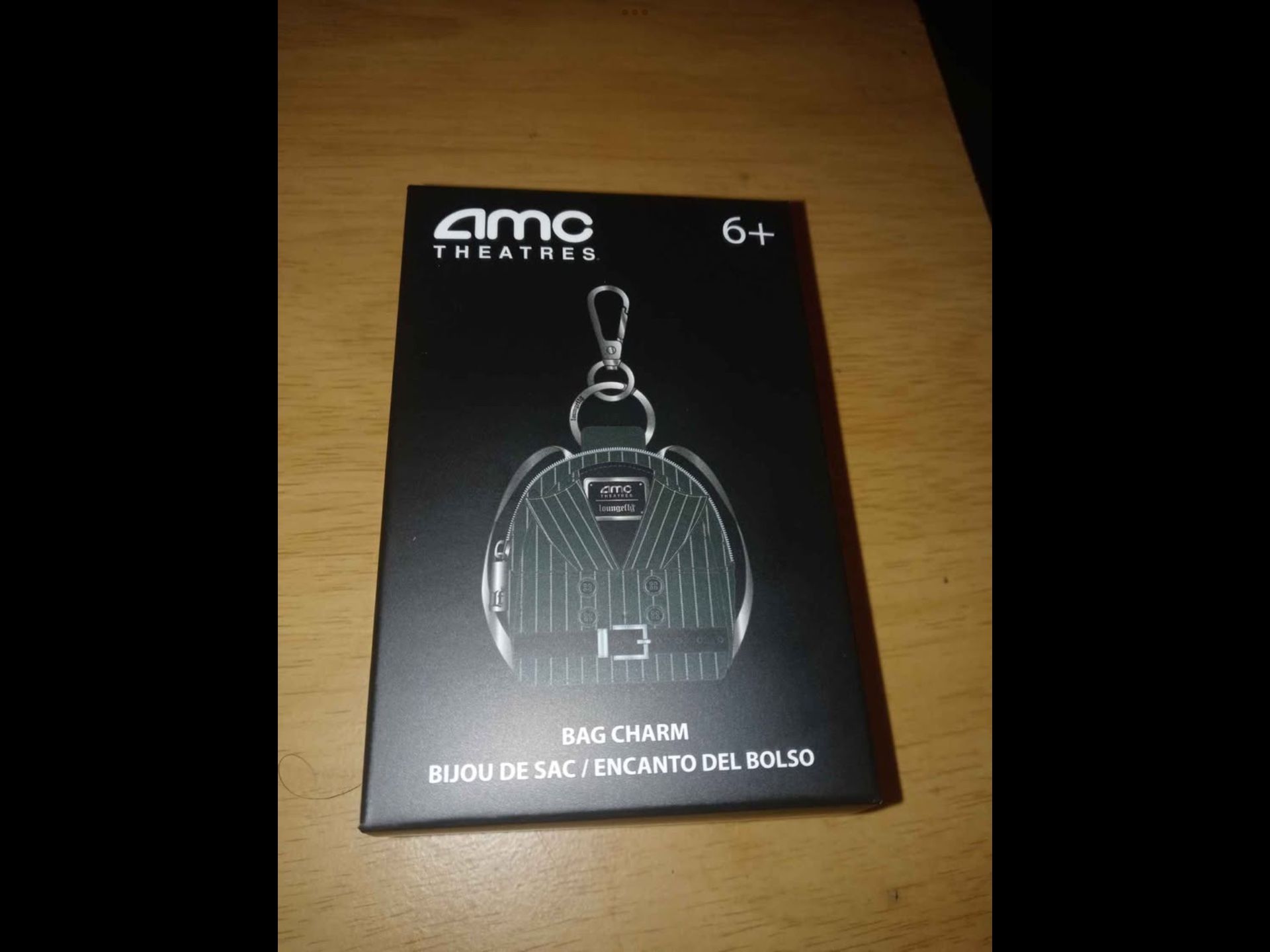 Brand New Loungefly AMC Exclusive Nicole Kidman Pinstripe Suit Mini Backpack Bag Charms