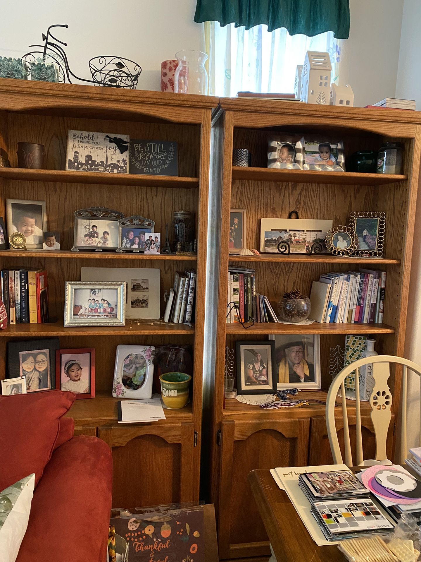 Wooden Bookshelves 