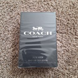 Coach New York Cologne 3.3 FL.OZ. Men Eau De ToiletteBRAND NEW With Boxx