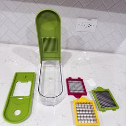 Progressive International Prepworks Dice and Slice Chopper With Cleaner 