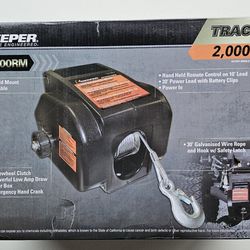 Keeper

2,000 lbs. Portable 12-Volt DC Electric Winch with Rapid Mount

